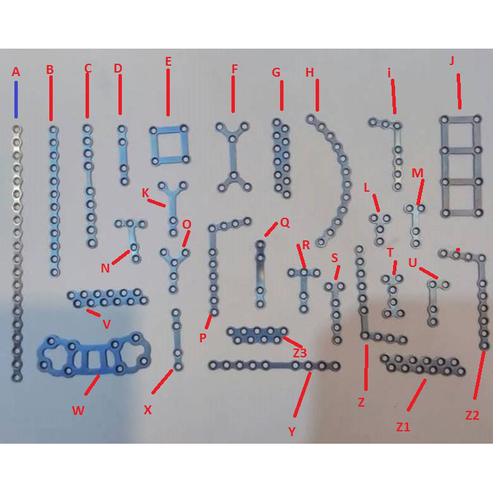 Maxillofacial 1.5/2.0mm plates